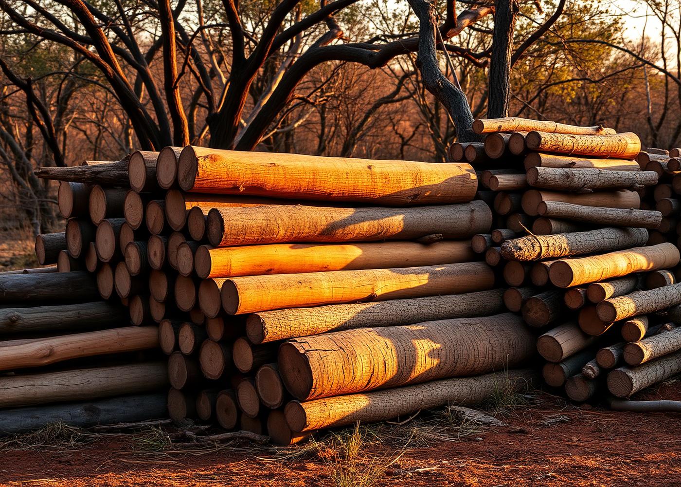 Sustainably harvested Namibian hardwood